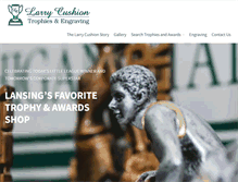 Tablet Screenshot of larrycushiontrophies.com